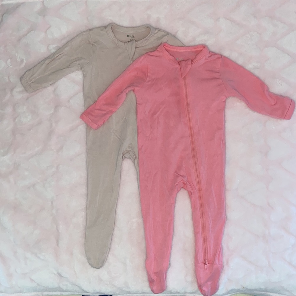 Kyte baby zippered long sleeve footies